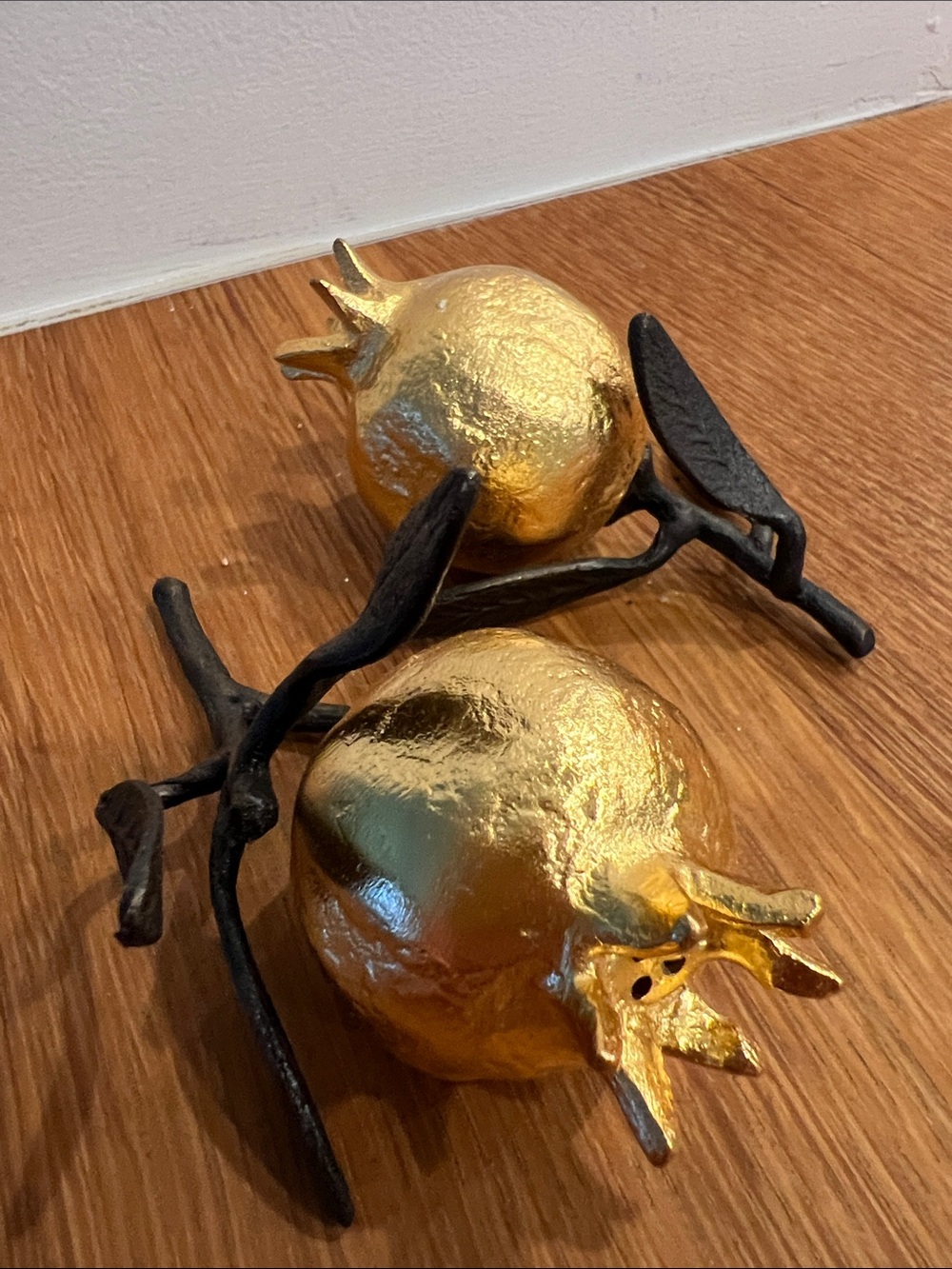 Michael Aram Gold Pomegranate Salt & Pepper Shakers - Picture 4 of 6
